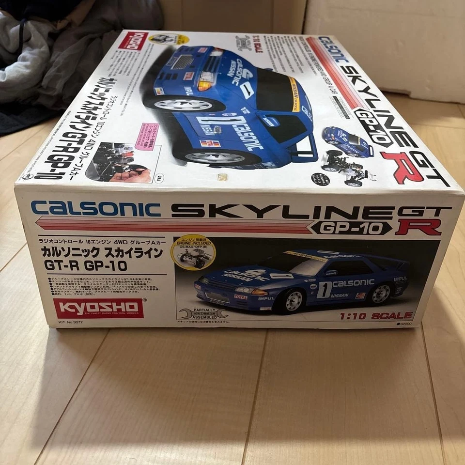Kyosho 1/10 Calsonic Skyline GT-R GP-10 RC Car Kit Vintage Model - Image 4 of 4