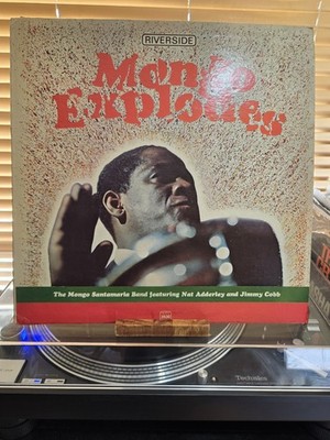 Mongo Santamaria, Mongo Explodes, 1966 1st Riverside Mono, VG+/VG+