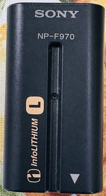 Genuine OEM Sony NP-F970 Lithium-Ion Battery - Mint & Takes Full Charge