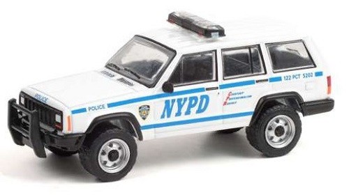 Jeep Cherokee New York City Police Dept (NYPD) Greenlight LIMITED 1:64  NEU