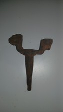 Vintage Antique Cast Iron Front Wheel Steering Spindle Knuckle - Rat Rod Decor