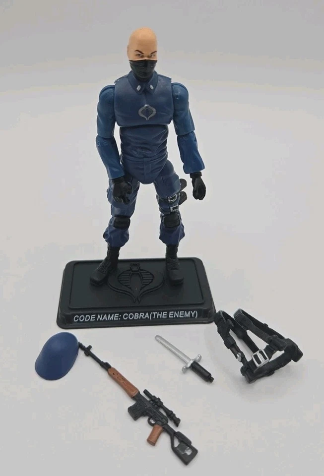 Экшн-фигурка Cobra (THE ENEMY) V3 GI Joe 25th Anniversary 3,75 дюйма ПОЛНАЯ 2007 - Изображение 3 из 4