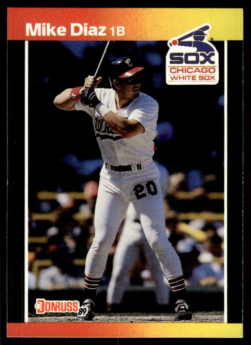 1989 Donruss Mike Diaz Chicago White Sox #655 18160