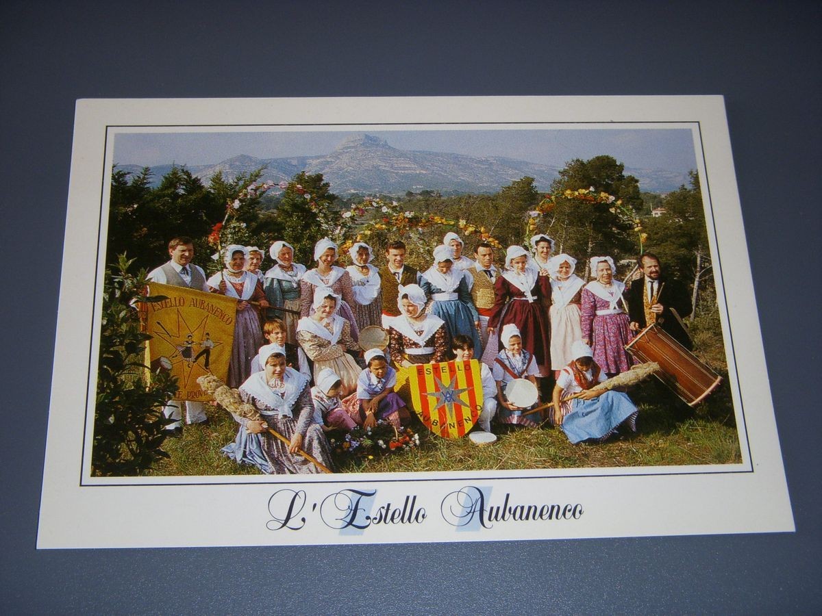 CP CARTE POSTALE BOUCHES du RHONE AUBAGNE L'ESTELLO AUBANENCO GROUPE - Vierge