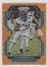2021 Panini Prizm Orange Wave Prizm 48/60 CJ Henderson #18 0nr3