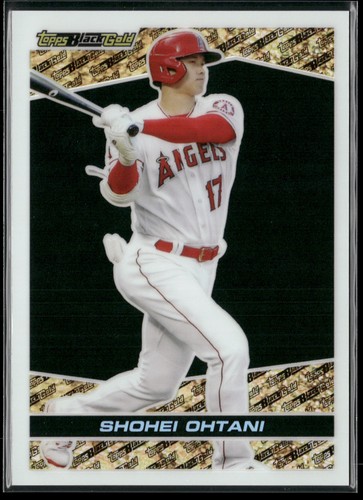 2021 Topps Chrome Update Topps Black Gold #BGC-13 Shohei Ohtani LA Angels