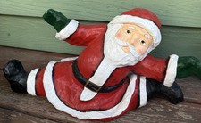 vintagebpaper mache Santa Doing The Splits