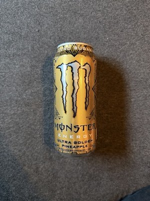 Monster Energy Zero Sugar Ultra Golden Pineapple Flavor! Super Rare! 16 Oz! USA