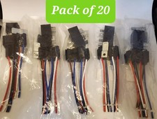 Gebildet JD1912 Car Relay Harness 12V 40A 4 Pin SPST Harness Sockets PACK OF 20