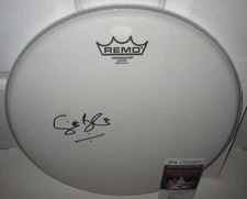 GINGER BAKER SIGNED DRUMHEAD CREAM AUTOGRAPH CLASSIC ROCK IRIDIUM JSA COA    