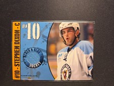 2006/07 Wilkes Barre Scranton WBS Penguins Jersey Card #10 Stephen Dixon