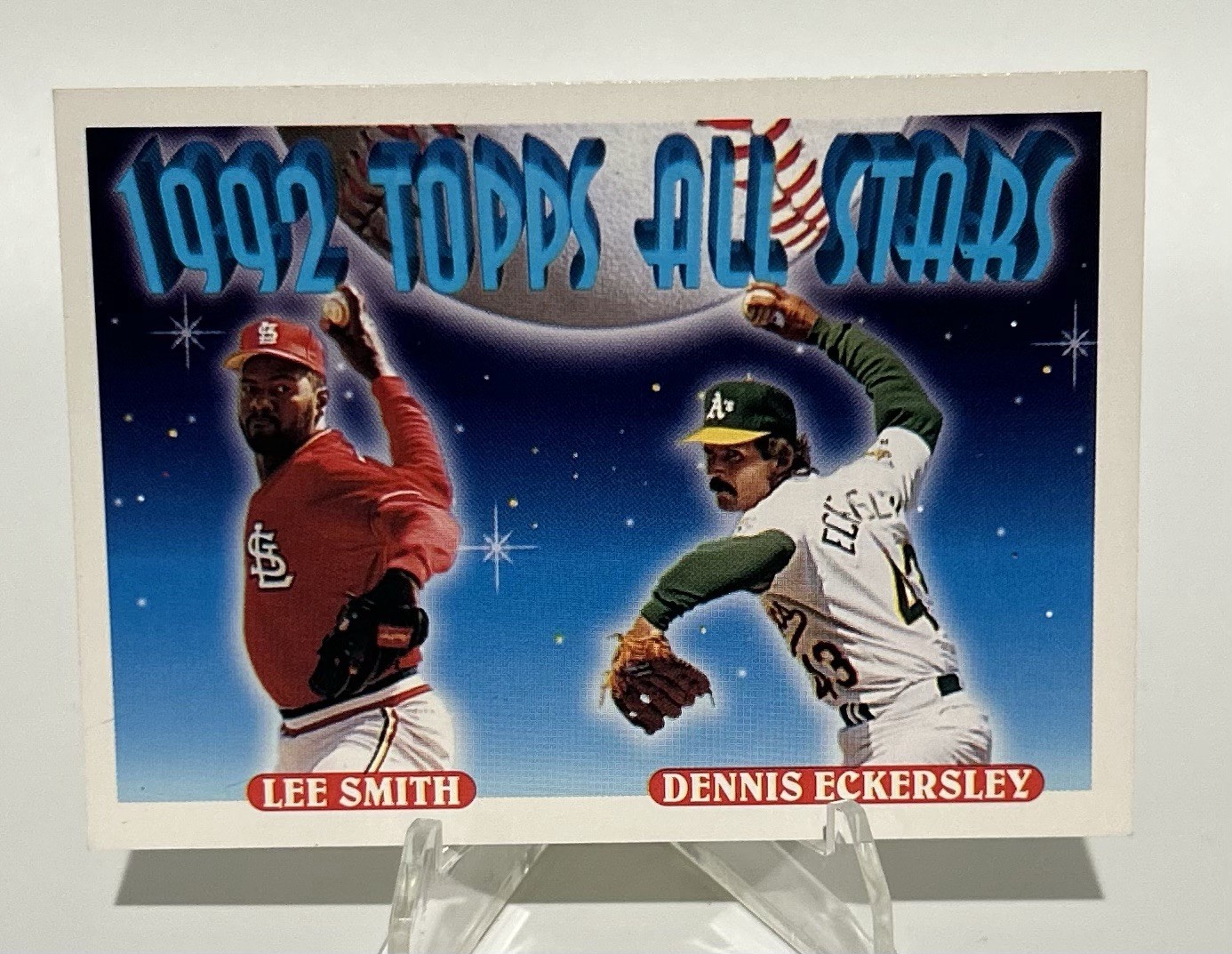 1993 Topps - 1992  All Stars Dennis Eckersley, Lee Smith #411 (NM)