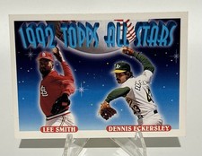 1993 Topps - 1992  All Stars Dennis Eckersley, Lee Smith #411