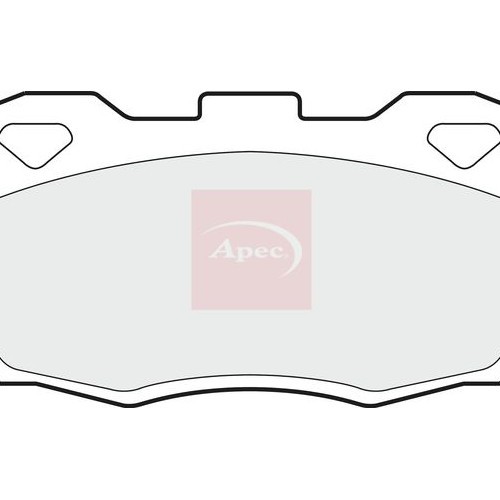 APEC Brake Pad Set, disc brake PAD591