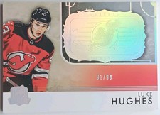 2023-24 UD The Cup Rookie Rink Gallery Luke Hughes /99 New Jersey Devils
