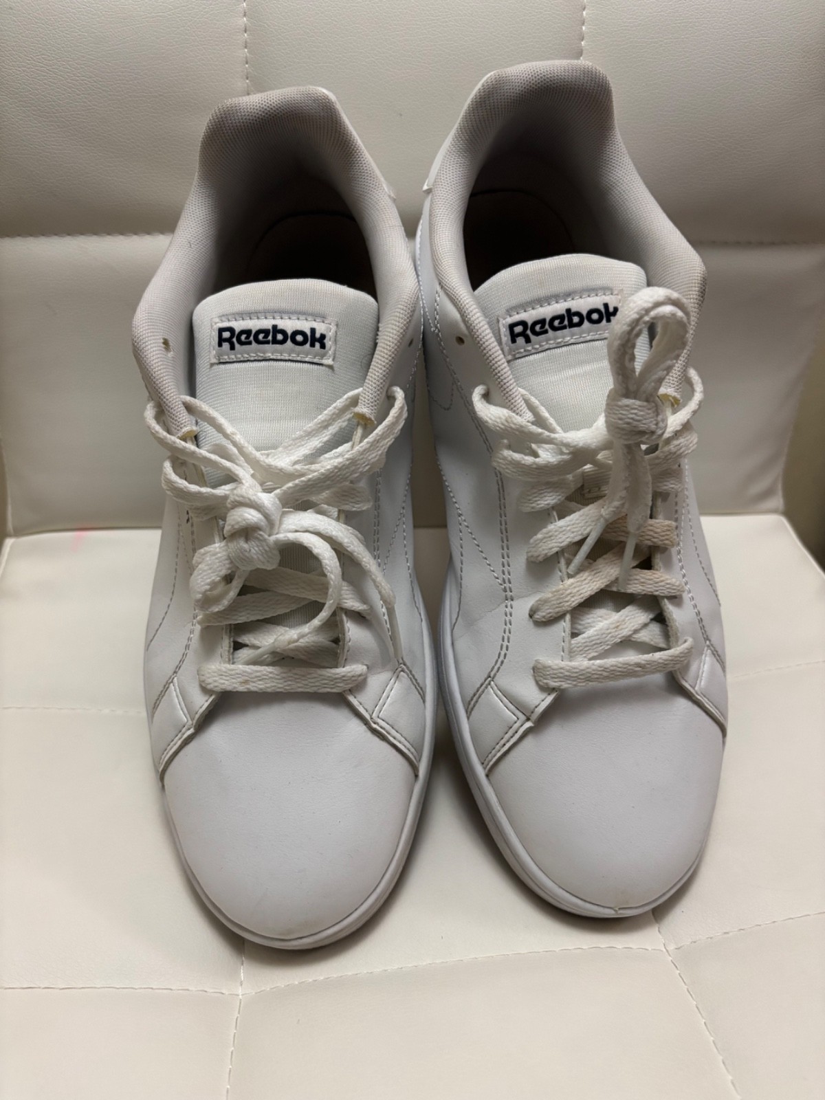APL scarpe uomo Reebok tutte bianche taglia 10