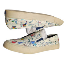 Sperry Top-Sider Seaside Novelty Sneakers Womens US 8M Multi Natural Memory Foam