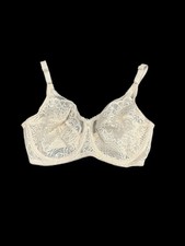 Vintage Wacoal 85123 Lace Underwire Bra 32DD Ivory Cream Made In USA