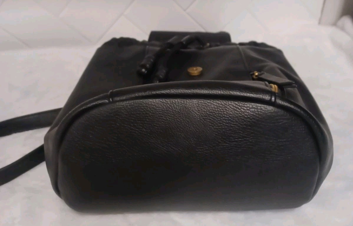 Universal Thread Black Fashion Backpack Drawstrin… - image 5