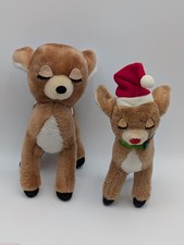 Dakin Baby Deer Fawn Plush Lot 8 12 Inch Brown 1974 Stuffed Animal Toy