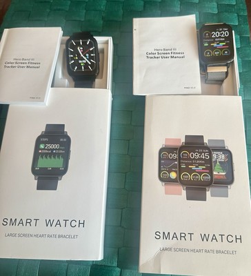 2 x Hero Band 3 Smartwatches 1,69'' HD Full Touchscreen Fitness- Gebraucht-TOP!!