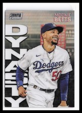 2022 Stadium Club Chrome Dynasty and Destiny #5A Mookie Betts Dodgers SP