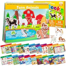 Montessori Busy Book for Toddlers Ages 1-3, My Preschool Learning Activities ...