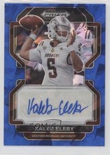 2023 Panini Prizm Draft Picks 2022 Update Blue Ice 20/75 Kaleb Eleby Auto qw7