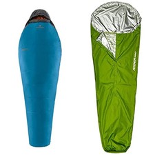 (TG. L) Ferrino Nightec Lite Pro 600 L Sacco a Pelo, Unisex Adulto, Blu, L & Rid