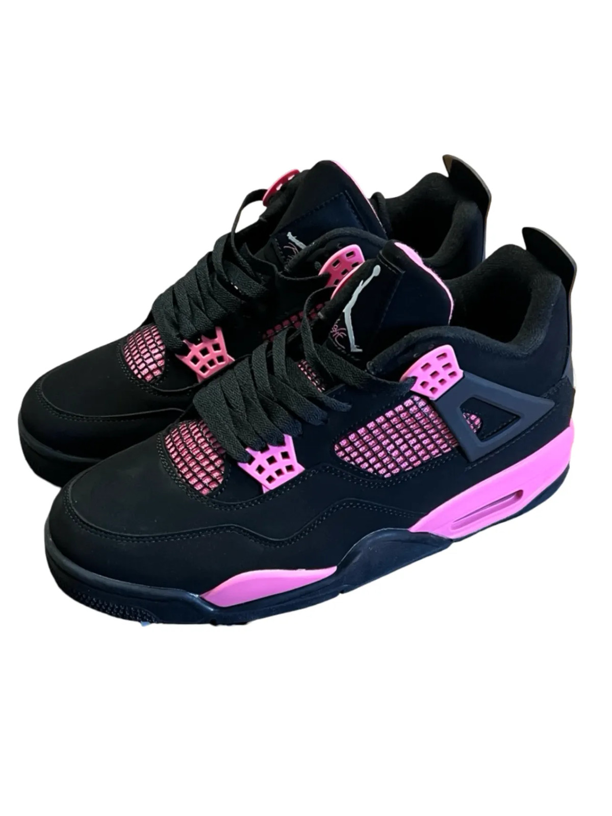 Jordan Air Jordan 4 Pink Thunder Retro Mens Size 9.5 Basketball Sneakers Custom thumbnail 8