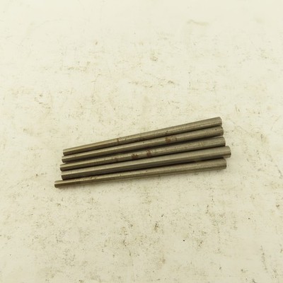 #2 x3'' Long Standard Steel Taper Pin .1295'' Minor Dia. Lot Of 5