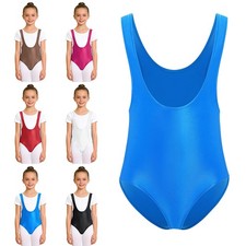 Girls Ballet Training Jumpsuit Dancewear Leotard Fitness Unitard Festival Show
