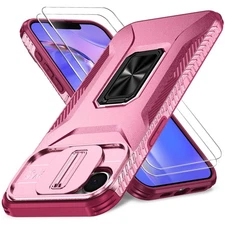 Cubierta Funda Para iPhone 16E 6.1 Case 360 Protection Kickstand