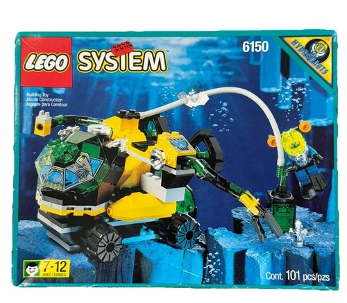 Vintage LEGO 6150 Cargo Carrier Aquanauts Sealed New 1998 101 pcs Rare Sub