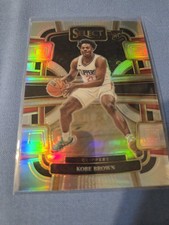 2023-24 Panini Select - Concourse Kobe Brown #79 Silver Prizm (RC)