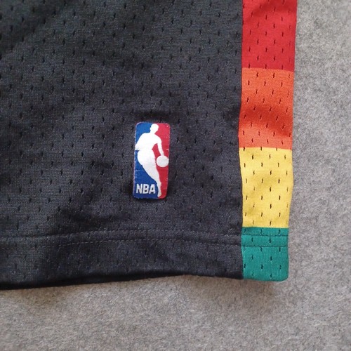 Mitchell & Ness Hardwood Classics Denver Nuggets Basketball Shorts XL Mens Black - Picture 8 of 16