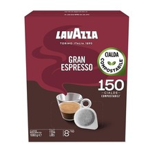 Lavazza Gran Espresso 150 ESE Coffee Paper Pods 0.21 per lighter