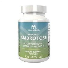 Mannatech Advanced Ambrotose Capsules 120 Count Dietary Supplement