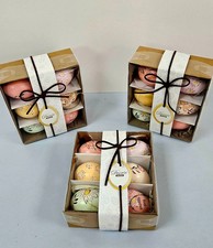 Pastel Coloured Real Eggshell Hanging Easter Eggs 18 in total brand new in box