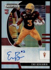 2020 Panini Prizm Draft Picks Eno Benjamin Rookie #119 Silver Autograph RC Auto