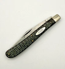 Vintage 70's Case XX 10 Dot USA 61048 Slim Line Trapper Pocket Knife Pre Owned