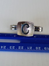 Vintage Silver tone Scarf Clip With C π₯ BEST OFFER π₯
