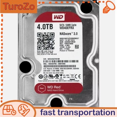 WD40EFRX Western Digital Red 4TB 5400RPM SATA 3.5'' Internal NAS Hard Disk