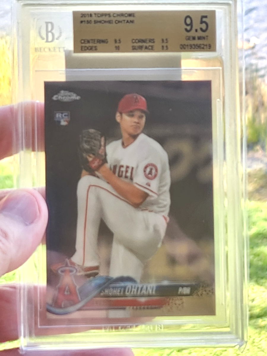 2018 Topps Chrome Shohei Ohtani Rookie #150 BGS 9.5+ | eBay