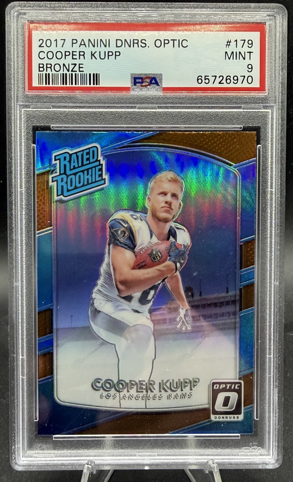 2017 Donruss Optic - Rated Rookie Cooper Kupp #179 Bronze RC