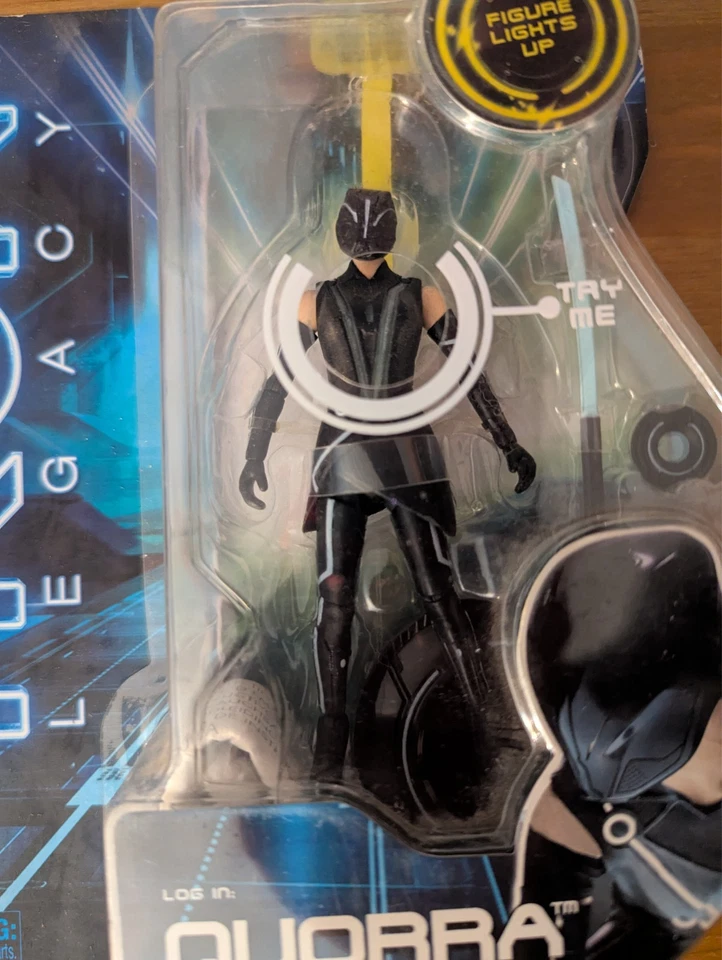 Figura completa Spin Master Disney's Tron Legacy Movie 2010 4" Quorra Foto 2 de 3