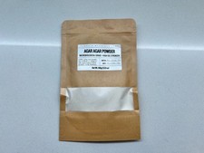 Agar Agar Puro 100g Polvere Grado Laboratorio Micologia Piastre Petri Funghi