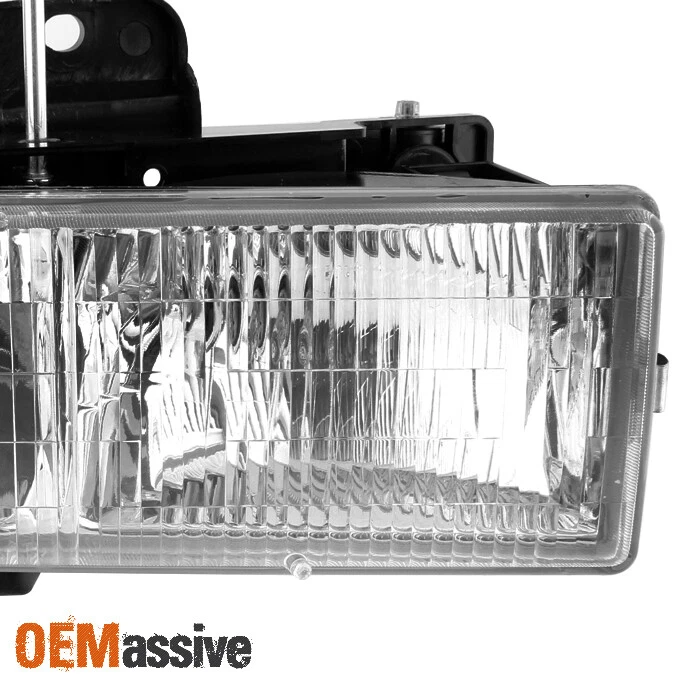 Faros + parachoques + luces de señal de esquina Fit 94-99 GMC C/K Pickup Suburban Sierra Foto 4 de 4