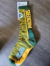 Green Bay Packers Bar Stripe Vert Socks
