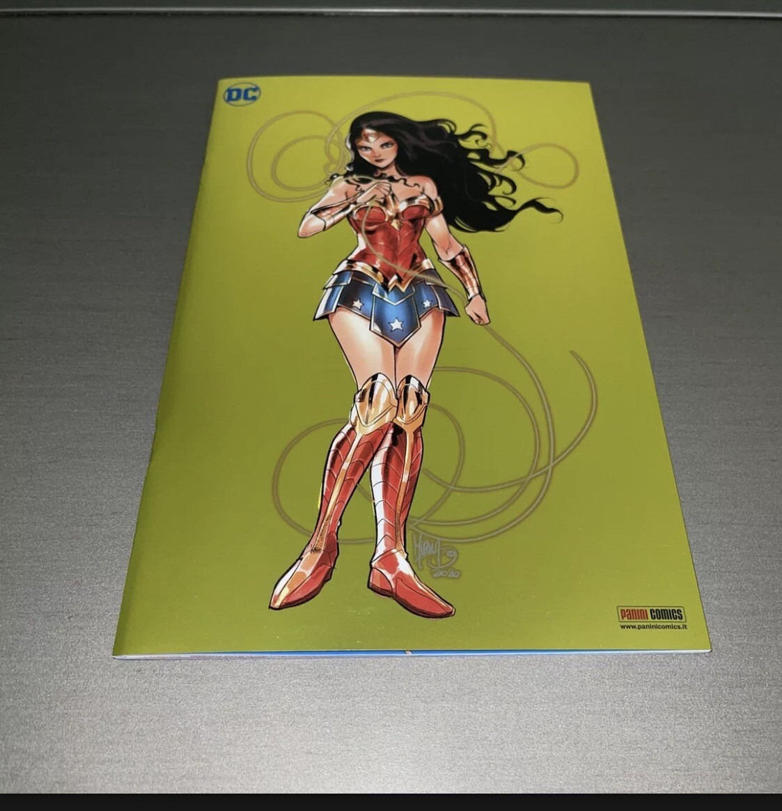 Wonder Woman✳️Andolfo Gold Variant Foil✳️ Italian Foreign Exclusive Panini alpha